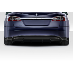 2012-2015 Tesla Model S Duraflex Energon Rear Diffuser - 1 Piece image - 1