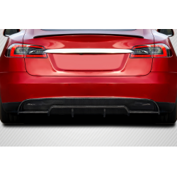 2012-2015 Tesla Model S Carbon Creations Energon Rear Diffuser - 1 Piece image - 1