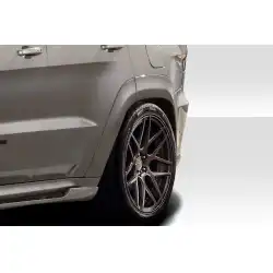 2011-2022 Jeep Grand Cherokee SRT Look Rear Fender Flares - 4 Pieces image - 9