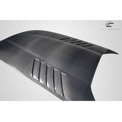 2003-2009 Dodge Viper Carbon Creations SRT Look Hood - 1 Piece image - 6