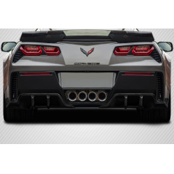 2014-2019 Chevrolet Corvette C7 Carbon Creations Exe Rear Diffuser - 2 Pieces image - 1