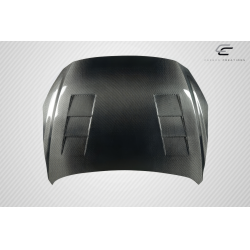 2014-2018 Mazda 3 Carbon Creations Velocity Hood - 1 Piece image - 5