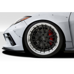 2020-2025 Chevrolet Corvette C8 Duraflex Gran Veloce Wide Body Front Fender Flares - 4 Piece image - 1