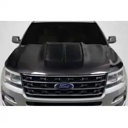 2016-2019 Ford Explorer GT500 Look Hood - 1 Piece image - 1