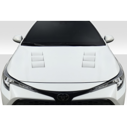 2020-2025 Toyota Corolla Hatchback / 2020-2025 Corolla Sedan Duraflex Velocity Hood - 1 Piece image - 1