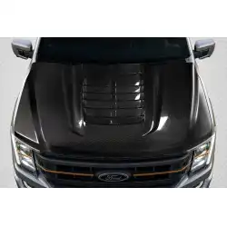 2017-2022 Ford Super Duty F250 F350 F450 GT500 V2 Look Hood - 1 Piece image - 1