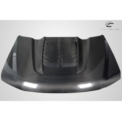 2017-2022 Ford Super Duty F250 F350 F450 Carbon Creations GT500 V2 Look Hood - 1 Piece image - 3
