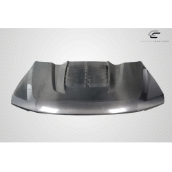 2017-2022 Ford Super Duty F250 F350 F450 Carbon Creations GT500 V2 Look Hood - 1 Piece image - 4