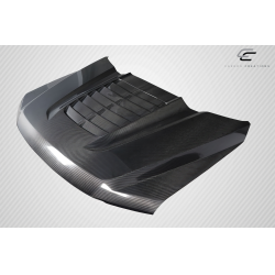 2017-2022 Ford Super Duty F250 F350 F450 Carbon Creations GT500 V2 Look Hood - 1 Piece image - 5