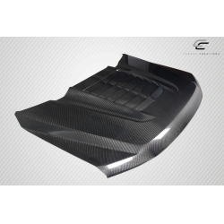 2017-2022 Ford Super Duty F250 F350 F450 Carbon Creations GT500 V2 Look Hood - 1 Piece image - 6