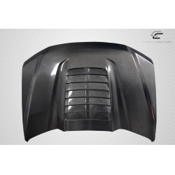 2017-2022 Ford Super Duty F250 F350 F450 Carbon Creations GT500 V2 Look Hood - 1 Piece image - 8