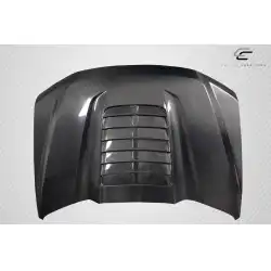 2017-2022 Ford Super Duty F250 F350 F450 GT500 V2 Look Hood - 1 Piece image - 7