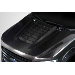 2017-2022 Ford Super Duty F250 F350 F450 Carbon Creations GT500 V2 Look Hood - 1 Piece image - 2