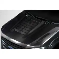 2017-2022 Ford Super Duty F250 F350 F450 GT500 V2 Look Hood - 1 Piece image - 8