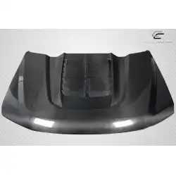 2017-2022 Ford Super Duty F250 F350 F450 GT500 V2 Look Hood - 1 Piece image - 6