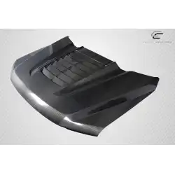 2017-2022 Ford Super Duty F250 F350 F450 GT500 V2 Look Hood - 1 Piece image - 10