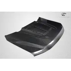 2017-2022 Ford Super Duty F250 F350 F450 GT500 V2 Look Hood - 1 Piece image - 12
