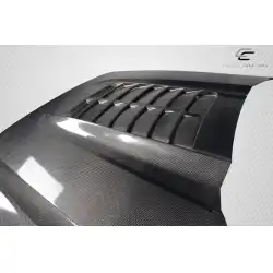 2017-2022 Ford Super Duty F250 F350 F450 GT500 V2 Look Hood - 1 Piece image - 14