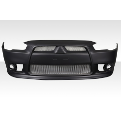 2008-2017 Mitsubishi Lancer Duraflex Ralliart Look Front Bumper - 1 Piece image - 1