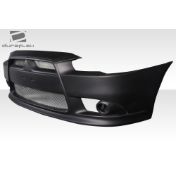 2008-2017 Mitsubishi Lancer Duraflex Ralliart Look Front Bumper - 1 Piece image - 4