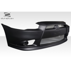 2008-2017 Mitsubishi Lancer Duraflex Ralliart Look Front Bumper - 1 Piece image - 5