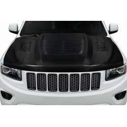 2011-2022 Jeep Grand Cherokee Carbon Creations Venom Hood - 1 Piece image - 1