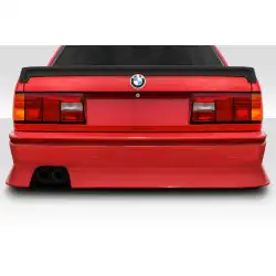 1984-1991 BMW 3 Series E30 Burnout Rear Bumper - 1 Piece image - 1