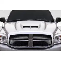 2002-2008 Dodge Ram 2" Ram Air Hood - 1 Piece image - 1