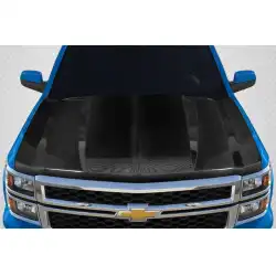 2014-2015 Chevrolet Silverado 2" Cowl Hood - 1 Piece image - 2