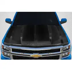 2014-2015 Chevrolet Silverado 2" Cowl Hood - 1 Piece image - 1