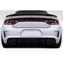2015-2023 Dodge Charger Duraflex Hellcat Widebody Look Rear Bumper - 1 Piece image - 1