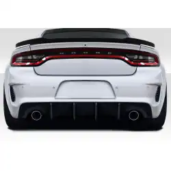 2015-2023 Dodge Charger Hellcat Widebody Look Rear Bumper - 1 Piece image - 1