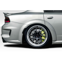 2015-2023 Dodge Charger Duraflex Hellcat Widebody Look Fender Flares - 6 Piece image - 4