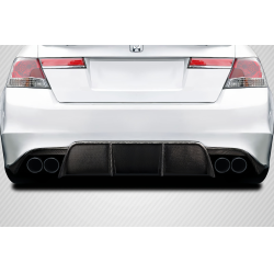 2008-2012 Honda Accord 4DR Carbon Creations Ergo Rear Diffuser - 3 Pieces image - 1