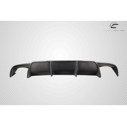 2008-2012 Honda Accord 4DR Carbon Creations Ergo Rear Diffuser - 3 Pieces image - 2