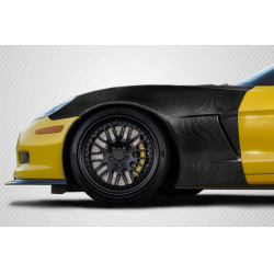 2005-2013 Chevrolet Corvette Carbon Creations Z06 Look Front Fenders - 2 Pieces image - 1