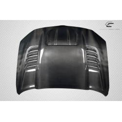 2019-2025 Dodge Ram 1500 Carbon Creations TRX Look Hood - 1 Piece image - 6