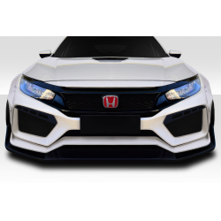 2016-2021 Honda Civic 4DR Duraflex RBT Widebody Look Front Bumper - 1 Piece image - 1