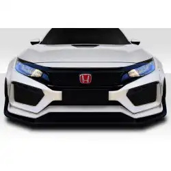 2016-2021 Honda Civic 4DR RBT Widebody Look Front Bumper - 1 Piece image - 1
