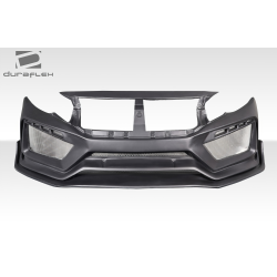 2016-2021 Honda Civic 4DR Duraflex RBT Widebody Look Front Bumper - 1 Piece image - 3