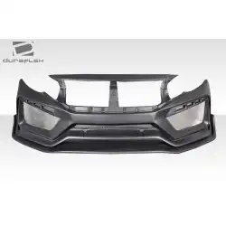 2016-2021 Honda Civic 4DR RBT Widebody Look Front Bumper - 1 Piece image - 3