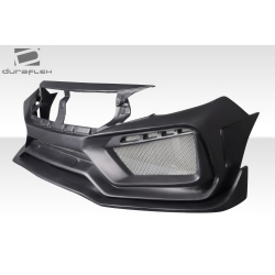 2016-2021 Honda Civic 4DR Duraflex RBT Widebody Look Front Bumper - 1 Piece image - 4