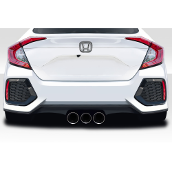 2016-2021 Honda Civic 4DR Duraflex RBT Widebody Look Rear Bumper - 1 Piece image - 1