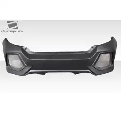 2016-2021 Honda Civic 4DR RBT Widebody Look Rear Bumper - 1 Piece image - 3