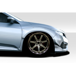 2016-2021 Honda Civic 4DR Duraflex RBT Widebody Look Front Fenders - 6 Piece image - 1