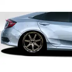 2016-2021 Honda Civic 4DR RBT Widebody Look Rear Fenders - 6 Piece image - 1