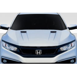 2016-2021 Honda Civic Duraflex Broman Hood - 1 Piece image - 1