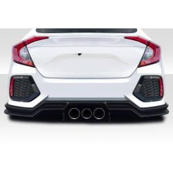 2016-2021 Honda Civic 4DR Duraflex Broman Rear Lip Spoiler Air Dam - 3 Pieces image - 1