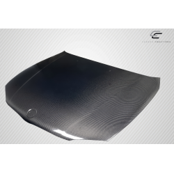2008-2013 BMW 1 Series M Coupe E82 E88 Carbon Creations OEM Look Hood - 1 Piece image - 3