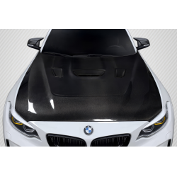 2014-2021 BMW 2 Series / 2016-2021 BMW M2 F22 F23 F87 Carbon Creations Power Dynamics Hood - 1 Piece image - 1